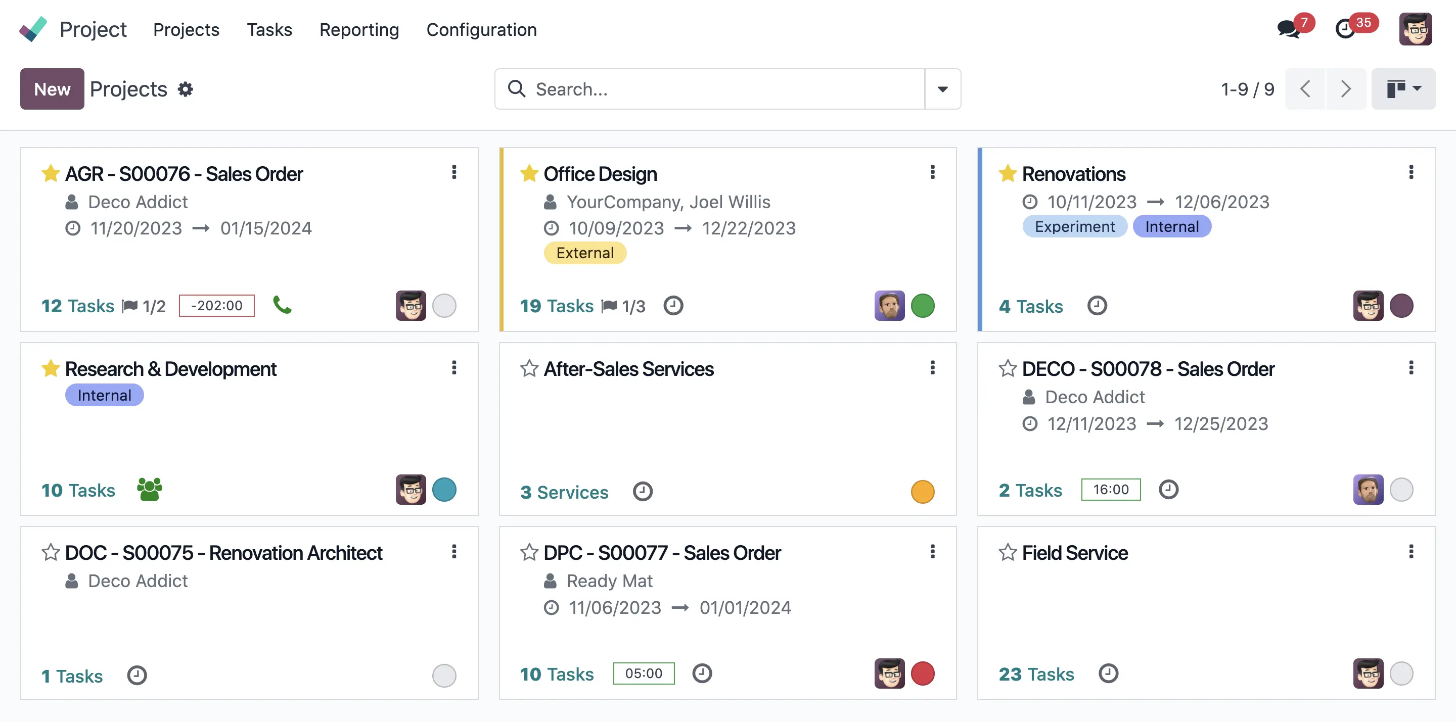 Gestion de projets et suivi de chantiers dans Odoo